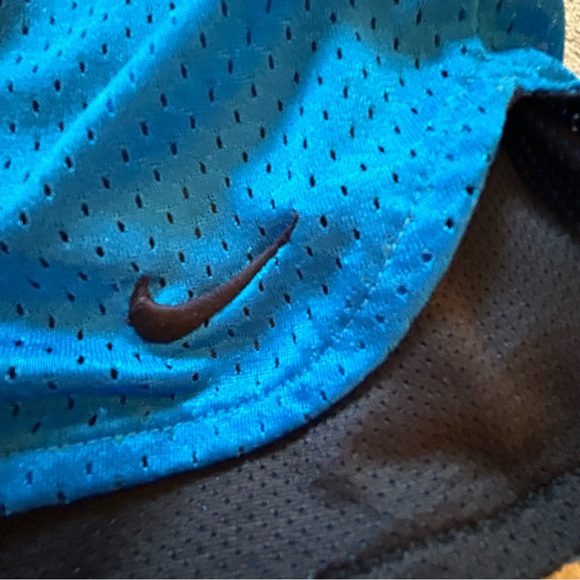 Nike Dri-Fit blue running shorts drawstring Size S/M - Picture 2 of 6